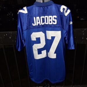 Vintage Reebok BRANDON JACOBS NEW YORK GIANTS Football Jersey Size XL
